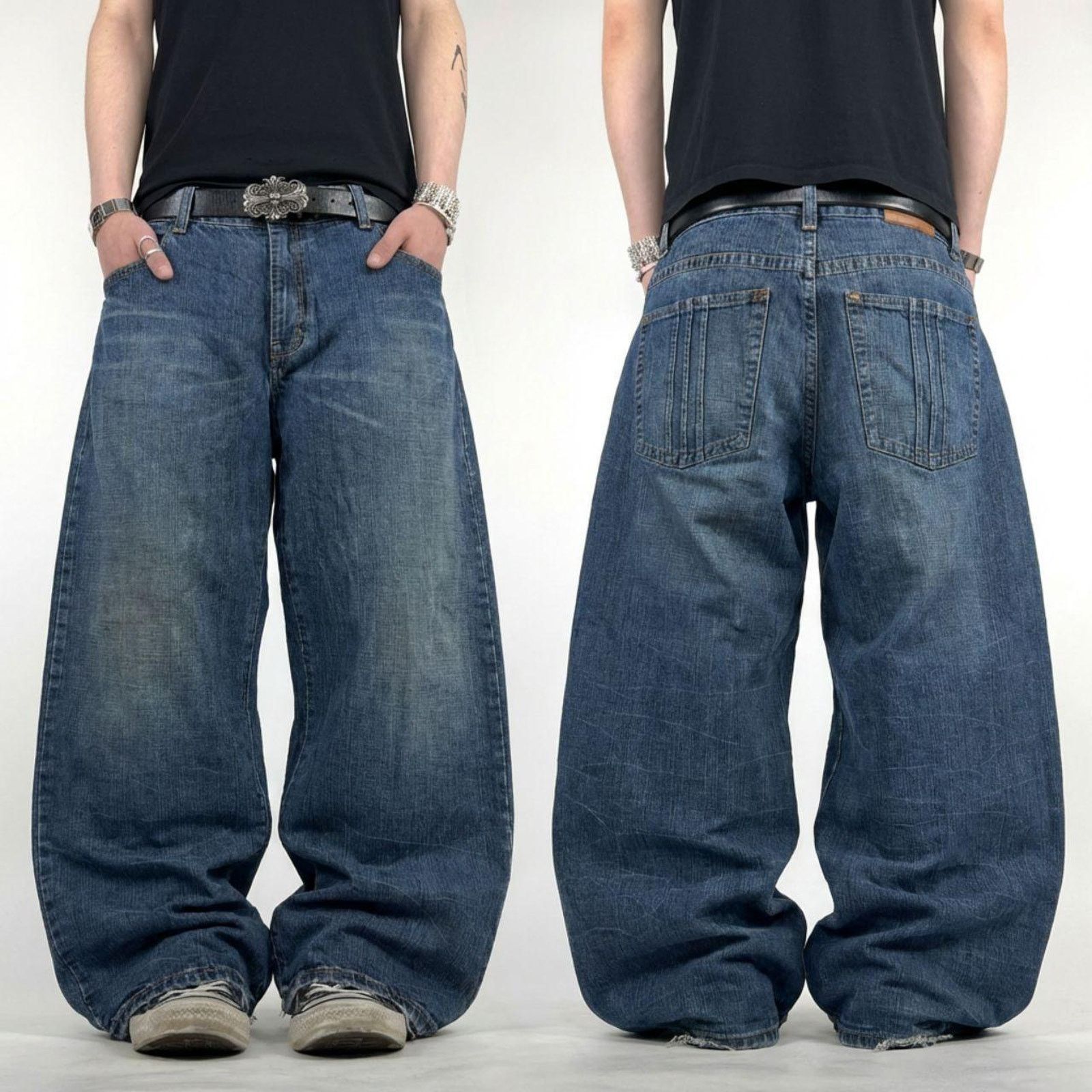 Sean John × Vintage Vintage Sean John Baggy Fit Wide Leg Denim 
