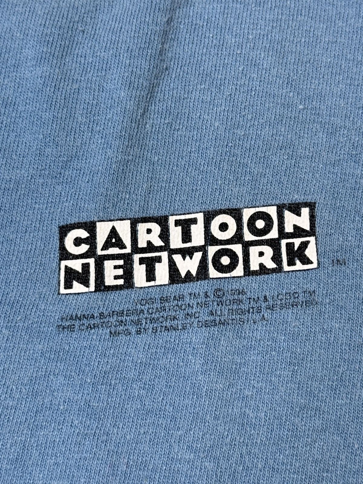 Cartoon Network × Vintage Vtg 90s Cartoon Network Yogi Bear Stanley Desantis T Shirt Size US L / EU 52-54 / 3 - 3 Thumbnail
