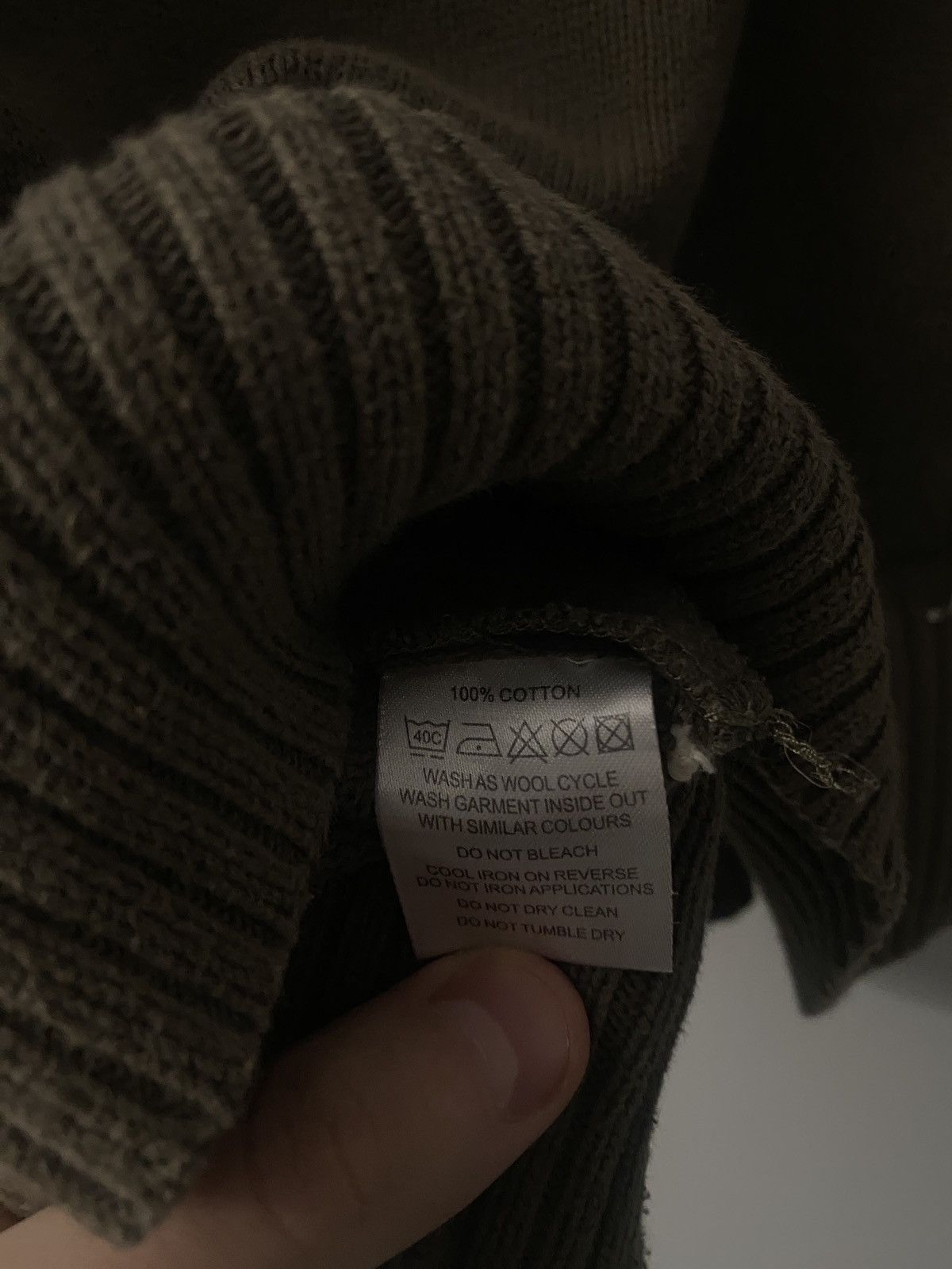 Alpha Industries Alpha infustries rare military khaki women knitwear big logo Size L / US 10 / IT 46 - 3 Thumbnail