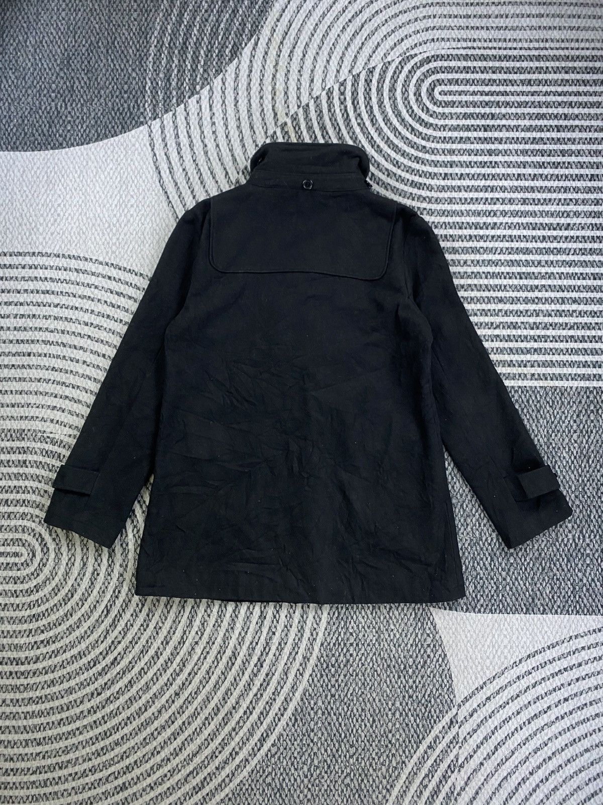 Japanese Brand Hell Cat Punk Not Dead Black Long Duffle Coat Jacket Size US M / EU 48-50 / 2 - 2 Thumbnail