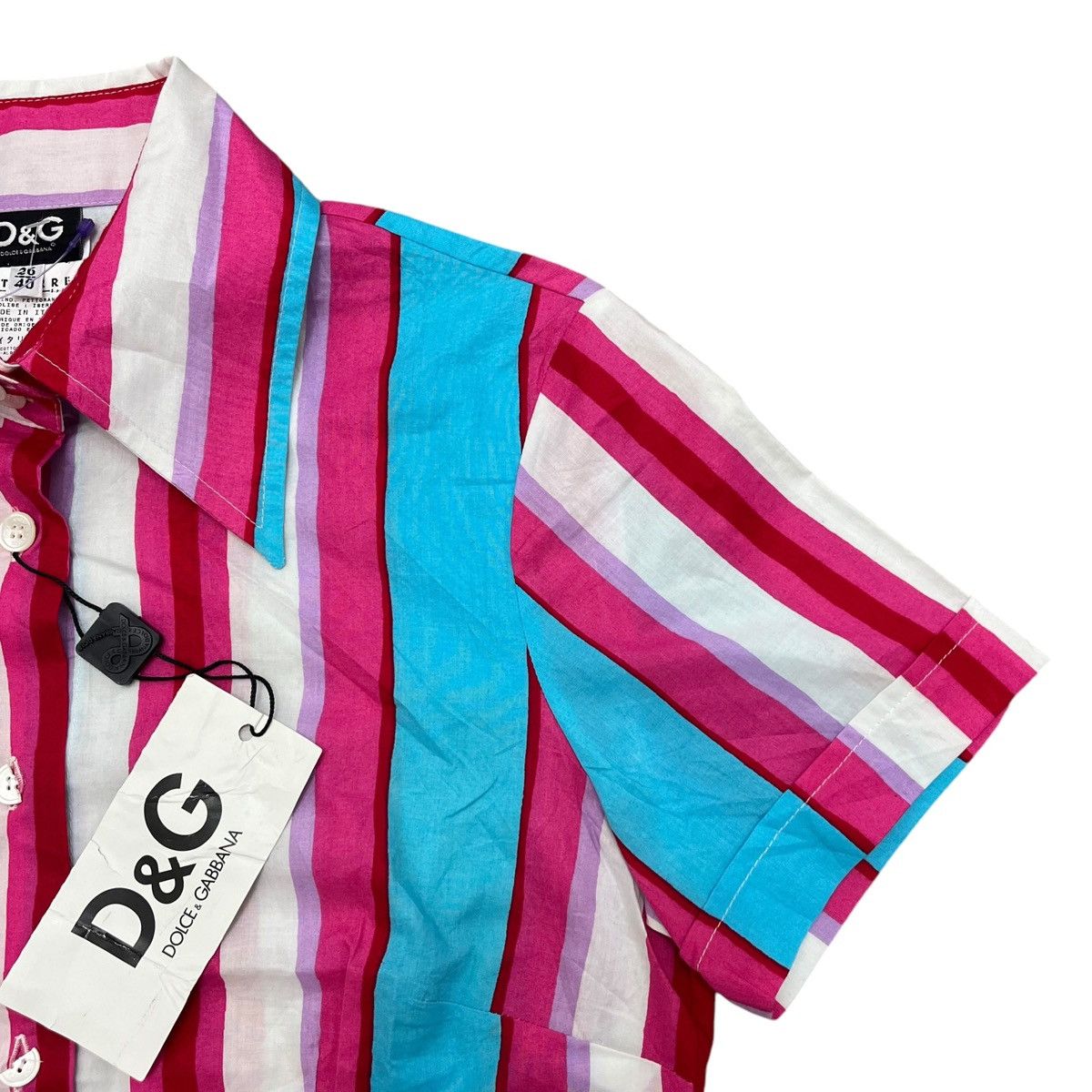Dolce & Gabbana × Vintage Vintage Dolce & Gabbana Striped Blouse/Shirt Womens Size S / US 4 / IT 40 - 3 Thumbnail