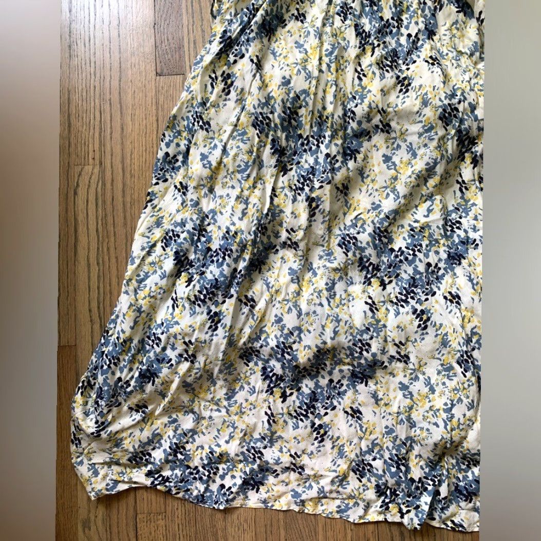 Apiece Apart NWT Apiece Apart 6 Sundress Wrap Dress Water Flowers Wassily Wrap Dress Multicolor Long Women Girls Mens Size M / US 6-8 / IT 42-44 - 3 Thumbnail
