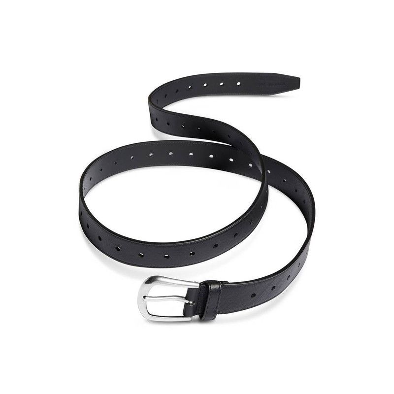 Balenciaga o1bcso1str0226 Size: 85 / Half Moon Belt In Black Size 34 - 3 Thumbnail