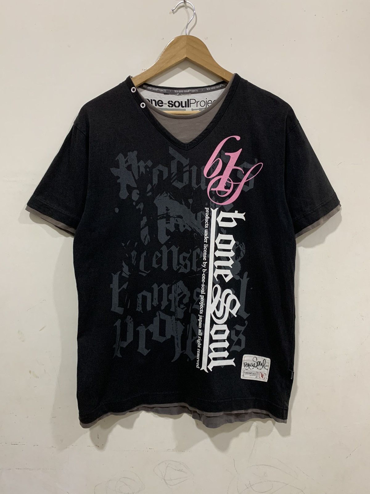 Hysteric Glamour Vintage B One Soul Projects Shirt Size US L / EU 52-54 / 3 - 1 Thumbnail