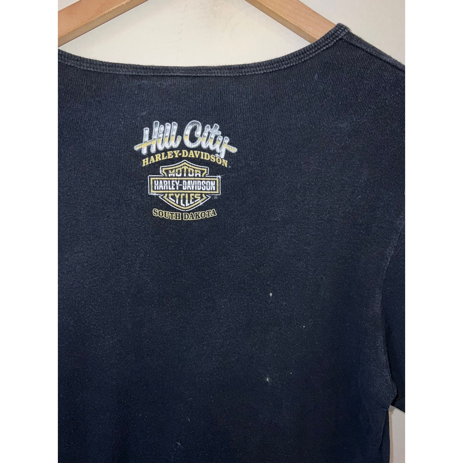 Harley Davidson Womens Harley Davidson Top Sturgis Hills Thrashed Stained L Size L / US 10 / IT 46 - 12 Thumbnail