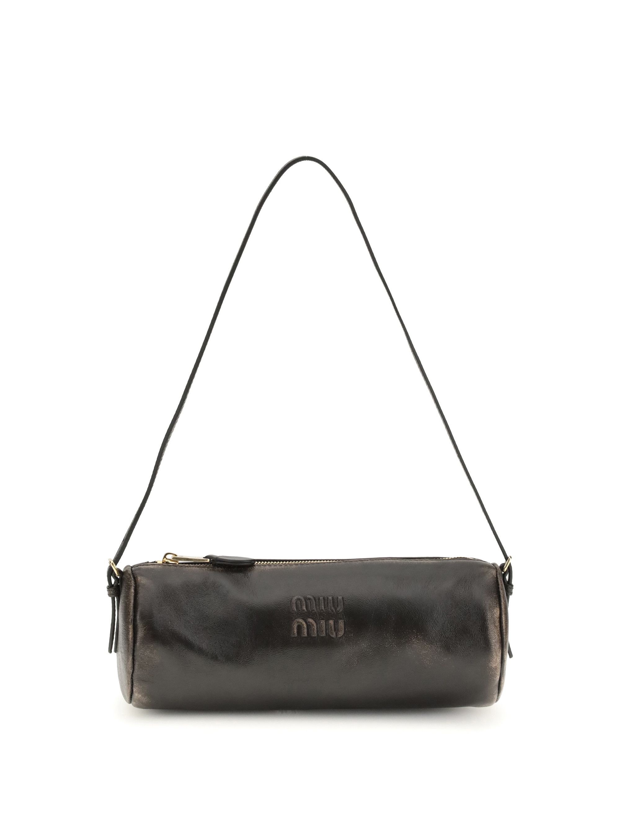 Miu Miu Pouch crafted in aged-effect nappa leather Size ONE SIZE - 1 Thumbnail