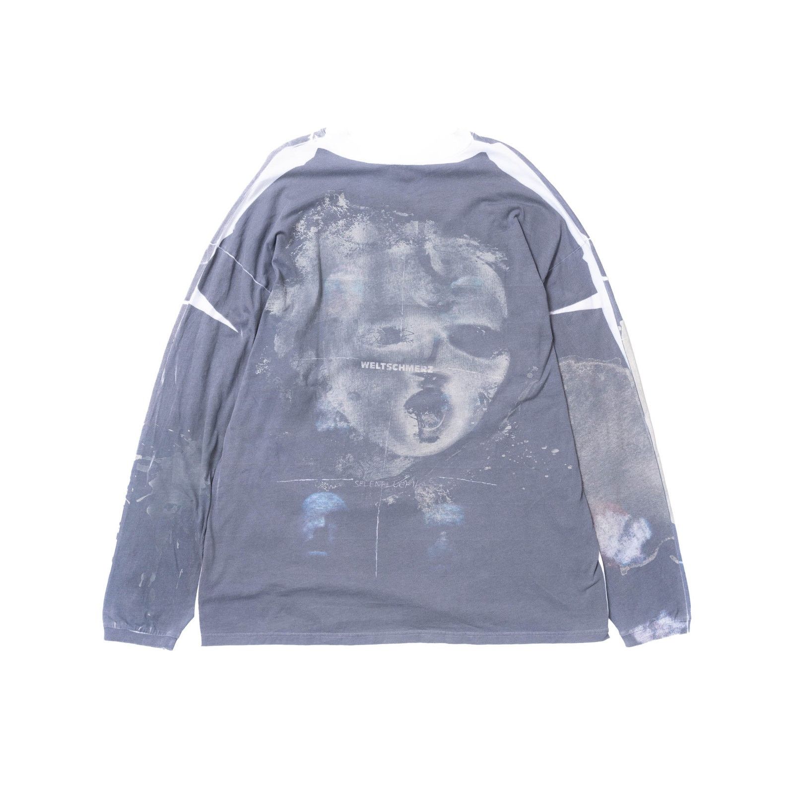 Vetements Vetements FW18 Tromp L’oeil Double Sided Weltschmerz LS Tee Size US XL / EU 56 / 4 - 2 Thumbnail