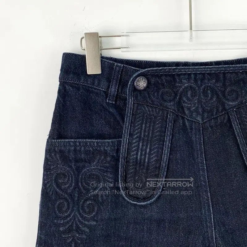 Chanel Chanel Deep Blue Cotton Ladies Shorts . Size 22" - 3 Thumbnail