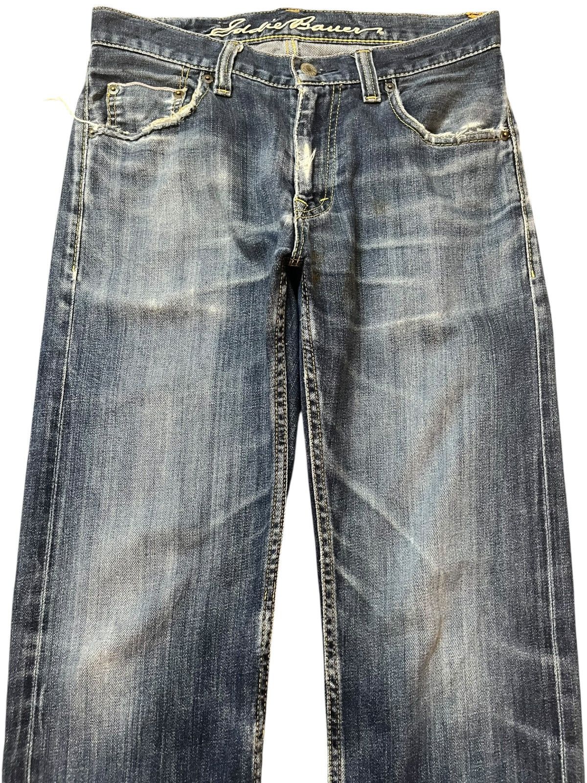 Eddie Bauer Vintage Eddie Bauer Selvedge Grunge Denim Size US 30 / EU 46 - 2 Thumbnail
