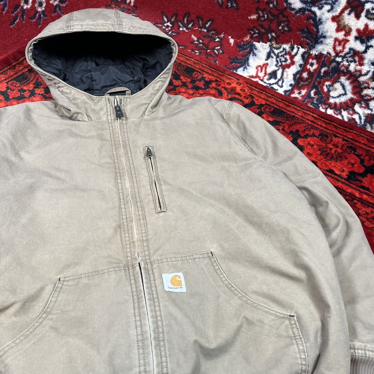 Carhartt Vintage Carhartt Hooded Quick Duck Jacket Thinsulate Size US L / EU 52-54 / 3 - 3 Thumbnail