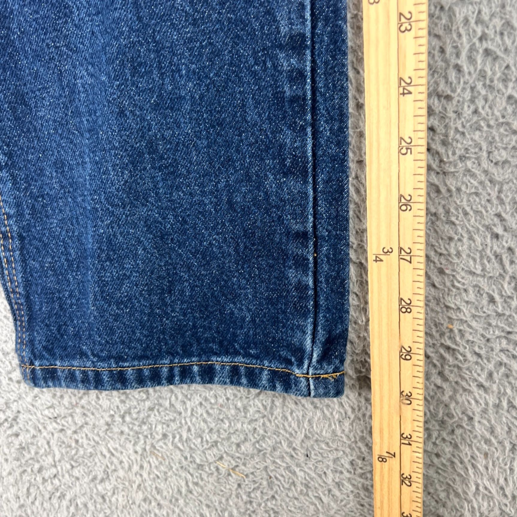 Wrangler Wrangler Jeans Mens 32x30 Regular Fit Straight Leg Blue Denim Workwear Rodeo Wrangler 96501MR Pants N/A Size US 32 / EU 48 - 3 Thumbnail