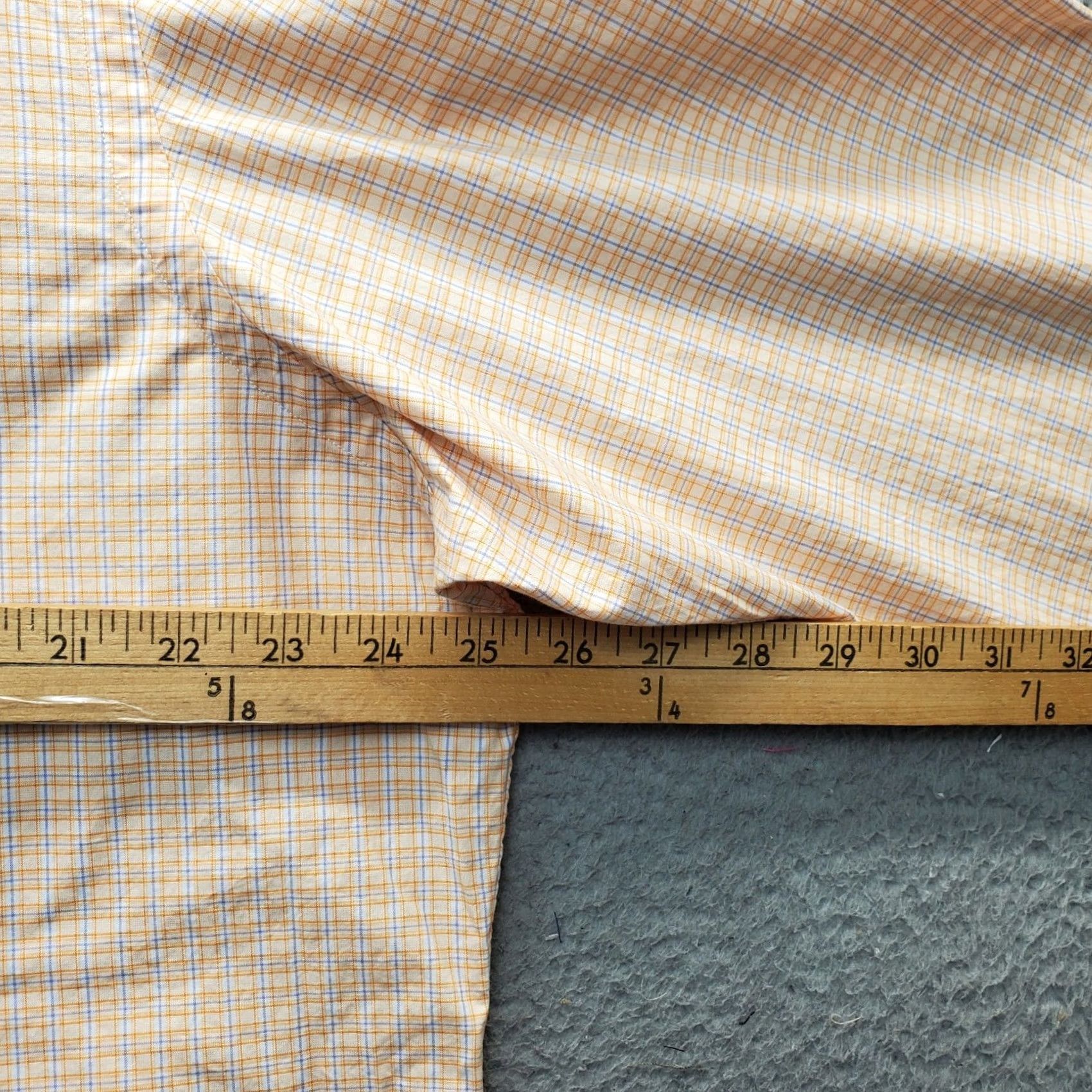 Polo Ralph Lauren Polo Ralph Lauren Dress Shirt Mens 17.5 Multi Plaid Regent Custom Fit Collar Shirt Size 48R - 4 Thumbnail