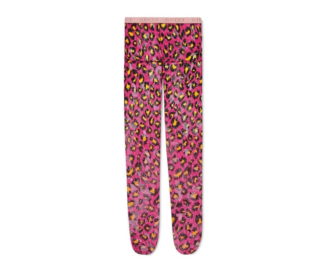 Gucci GG Logo Leopard Leggings M outlets