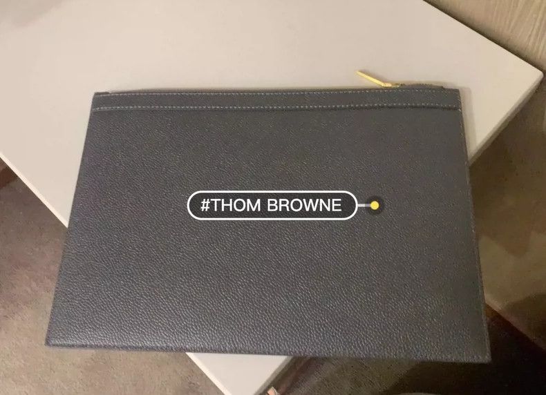 Thom Browne Thom Browne Blue handbag Size ONE SIZE - 2 Thumbnail