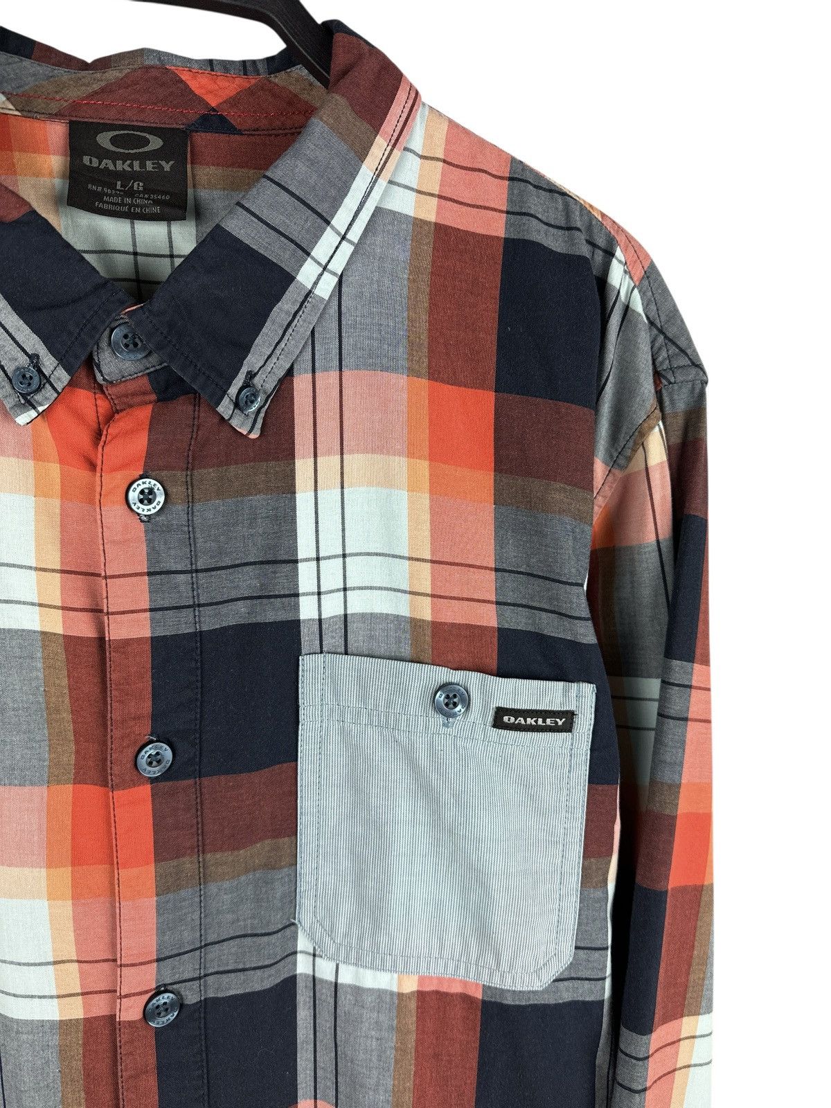 Oakley Oakley Paid Shirt Long Sleeve Button Down Size US L / EU 52-54 / 3 - 3 Thumbnail