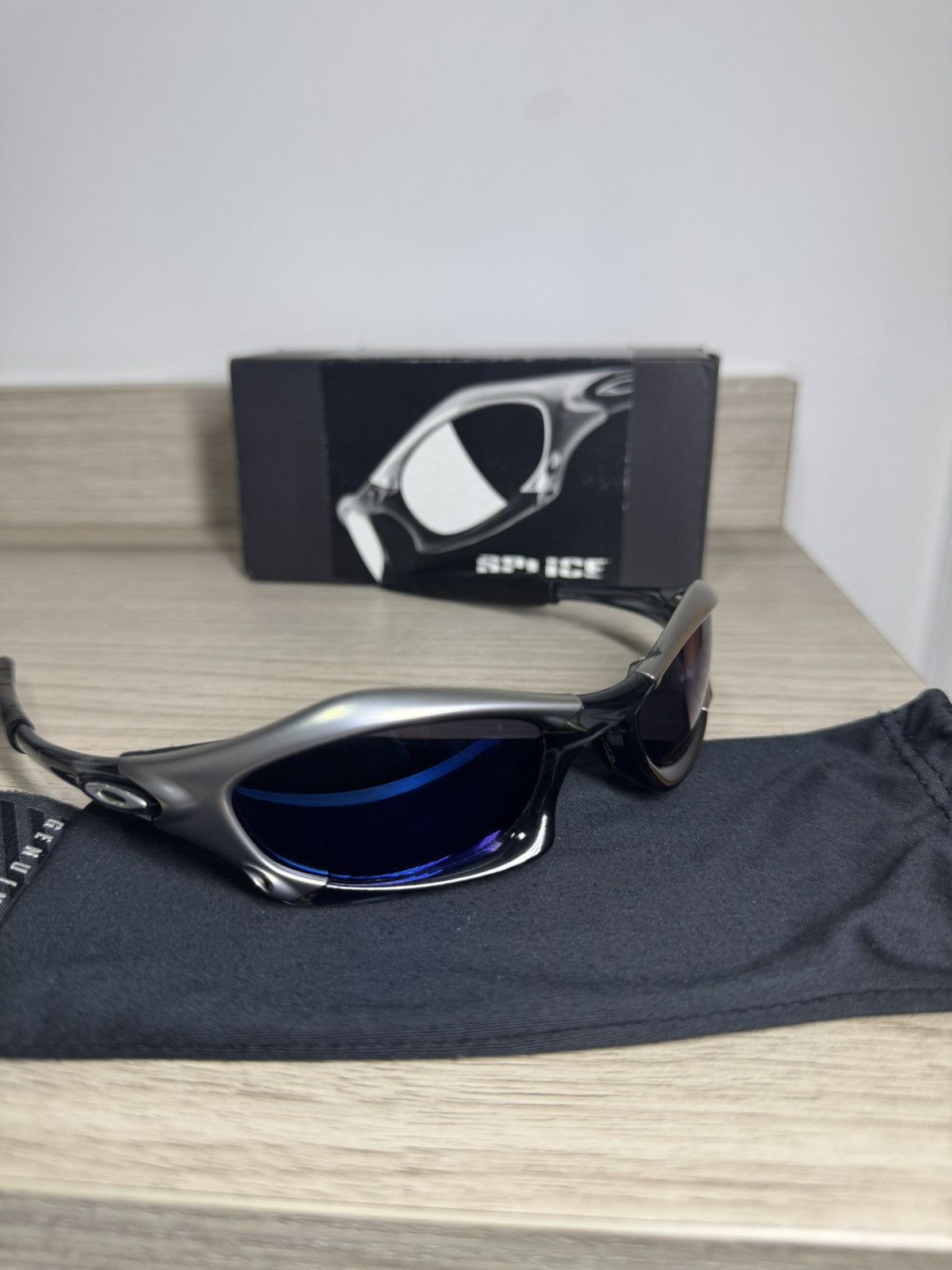 Oakley Splice Crystal Black/FMJ on Ice Size ONE SIZE - 6 Thumbnail