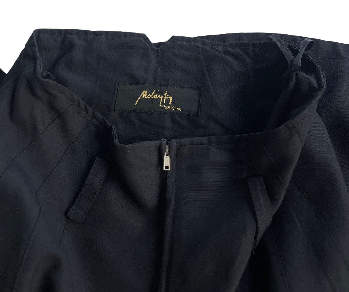 Yohji Yamamoto Yohji Yamamoto Black Flare Rayon Midi Skirt Size 26" / US 2 / IT 38 - 7 Thumbnail