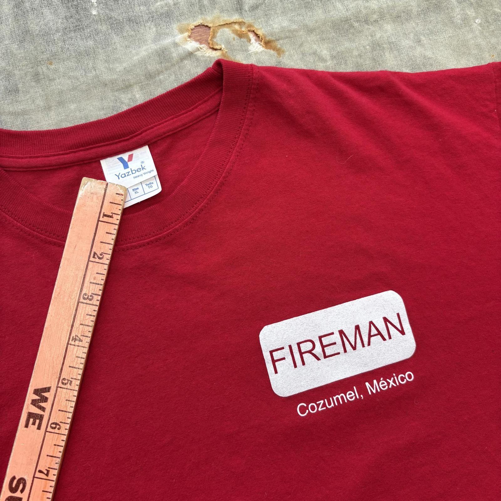 Vintage Vintage Y2K Fireman Firefighter Funny Sex Joke Hose Shirt Size US XL / EU 56 / 4 - 4 Thumbnail