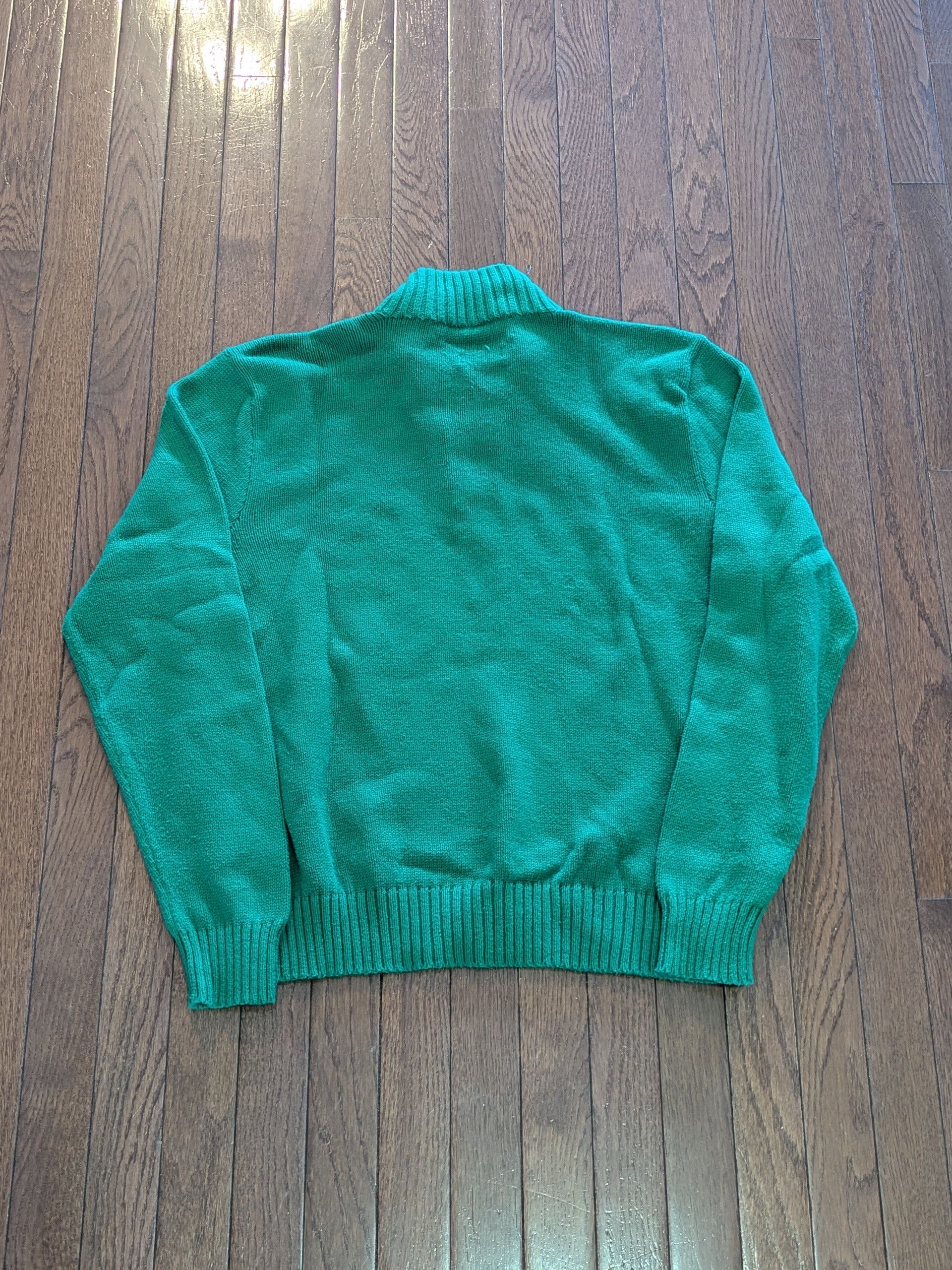 Polo Ralph Lauren Polo Ralph Lauren Green Quarter Zip Supima Cotton - Size L Size US L / EU 52-54 / 3 - 4 Thumbnail