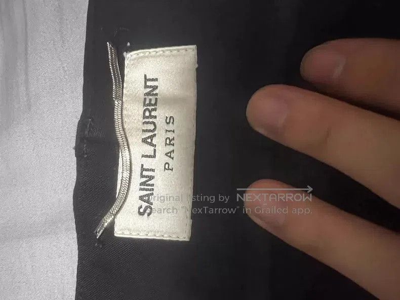 Saint Laurent Paris Saint Laurent Paris 16 Black Trousers. Size US 32 / EU 48 - 3 Thumbnail
