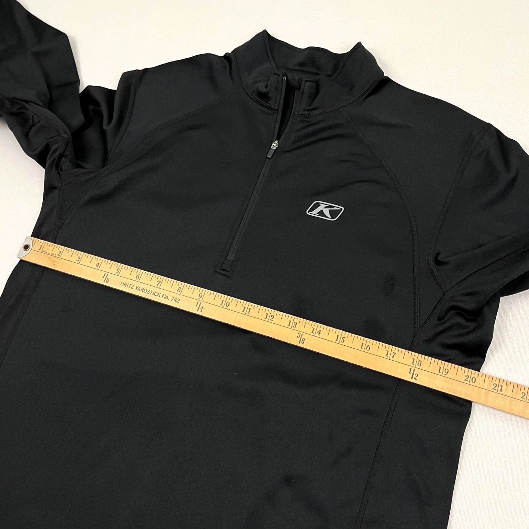 Vintage Klim Defender Pullover Mens M Black Fleece Lined Quarter Zip Active Sweatshirt Size US M / EU 48-50 / 2 - 6 Thumbnail