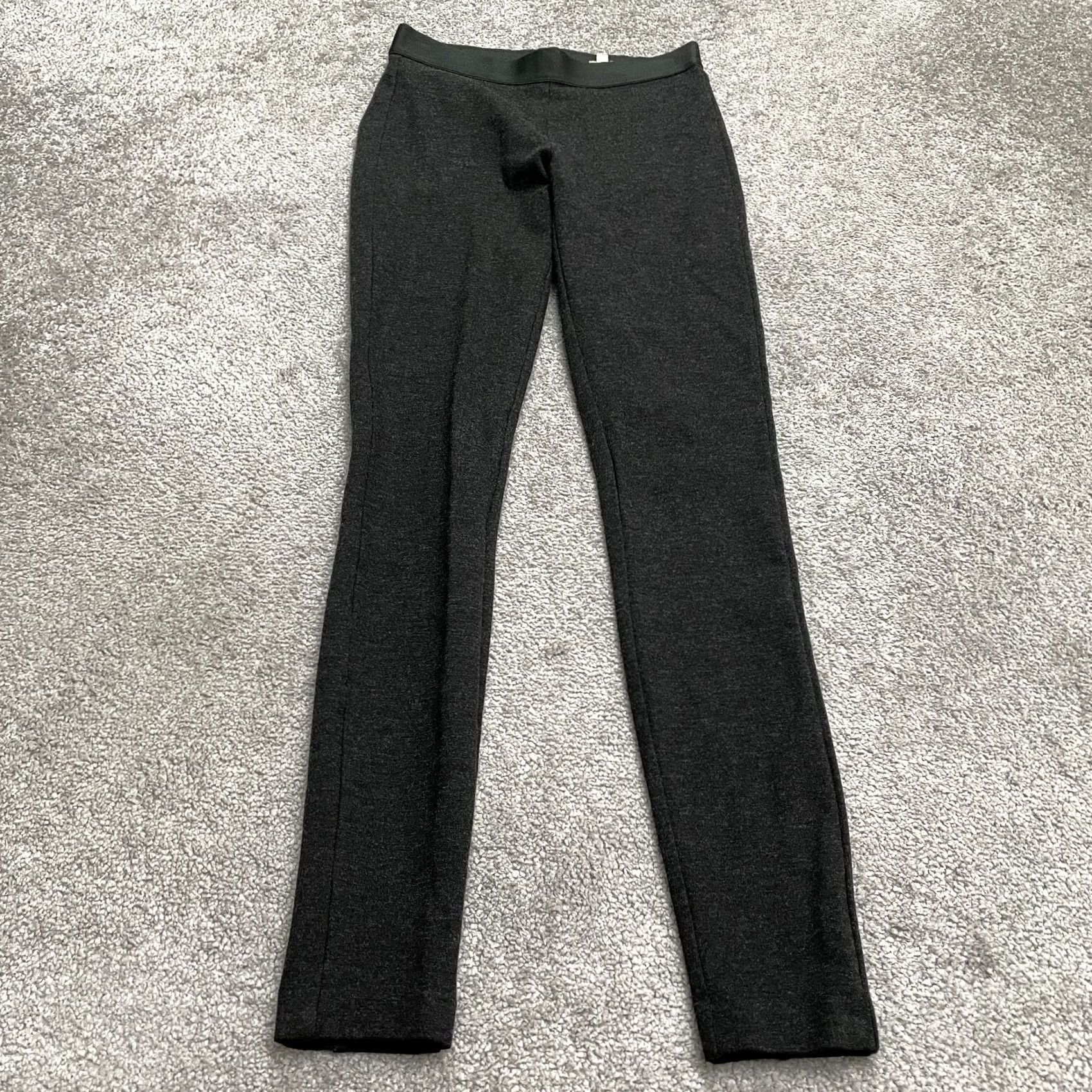 J.Crew J.CREW Pixie Jeans 00R Dark Gray Mid Rise Skinny Leg Pants Womens Regular 24x28.5 Knit Stretch Zipper Front Flat Front Casual Workwear 00 Size 24" / US 00 / IT 34 - 2 Thumbnail