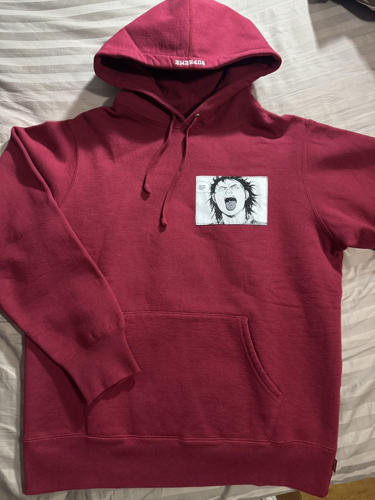 Supreme Supreme Akira Patches Hoodie Maroon Size US M / EU 48-50 / 2 - 2 Thumbnail