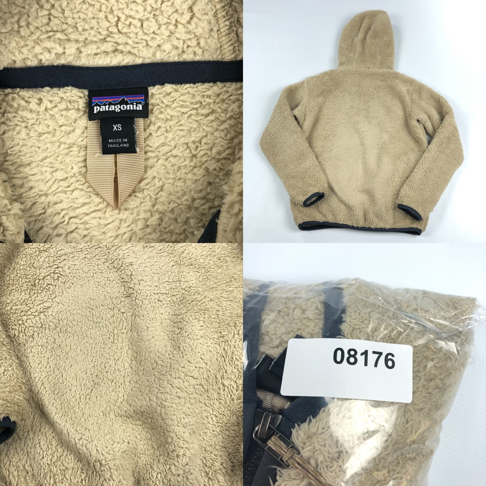 Patagonia Patagonia Los Gatos Hooded Pullover Womens XS Fleece Khaki Beige Logo Zipper Active Outdoor Jacket Size XS / US 0-2 / IT 36-38 - 8 Thumbnail