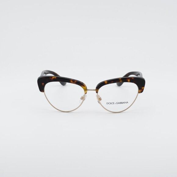 Dolce & Gabbana Dolce & Gabbana DG3247 502 Eyeglasses Cat Eye Havana 53mm Size ONE SIZE - 4 Thumbnail