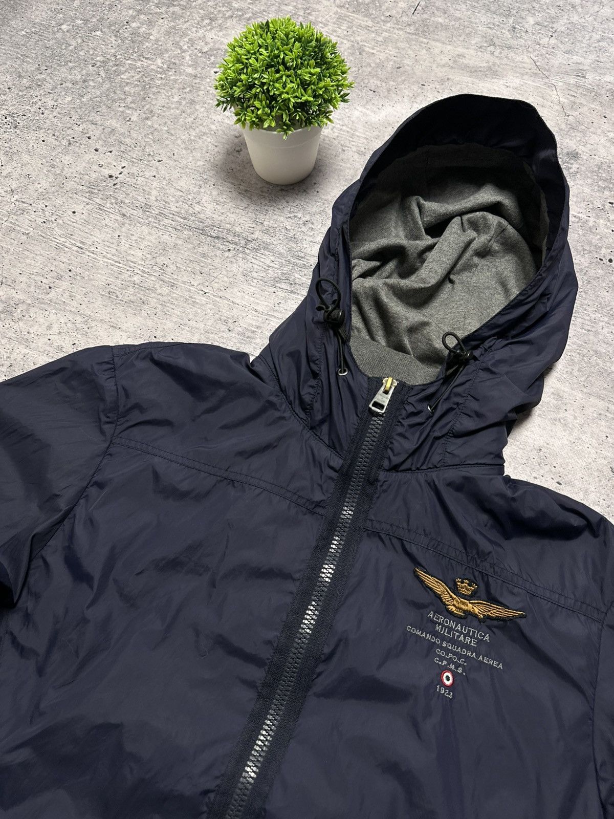 Aeronautica Militare AERONAUTICA MILITARE Pilot Nylon Windbreaker Y2K Army Jacket Size US M / EU 48-50 / 2 - 4 Thumbnail