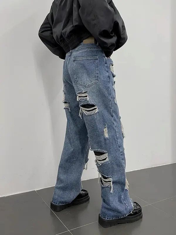 Japanese Brand Retro punk denim pants Size US 32 / EU 48 - 3 Thumbnail
