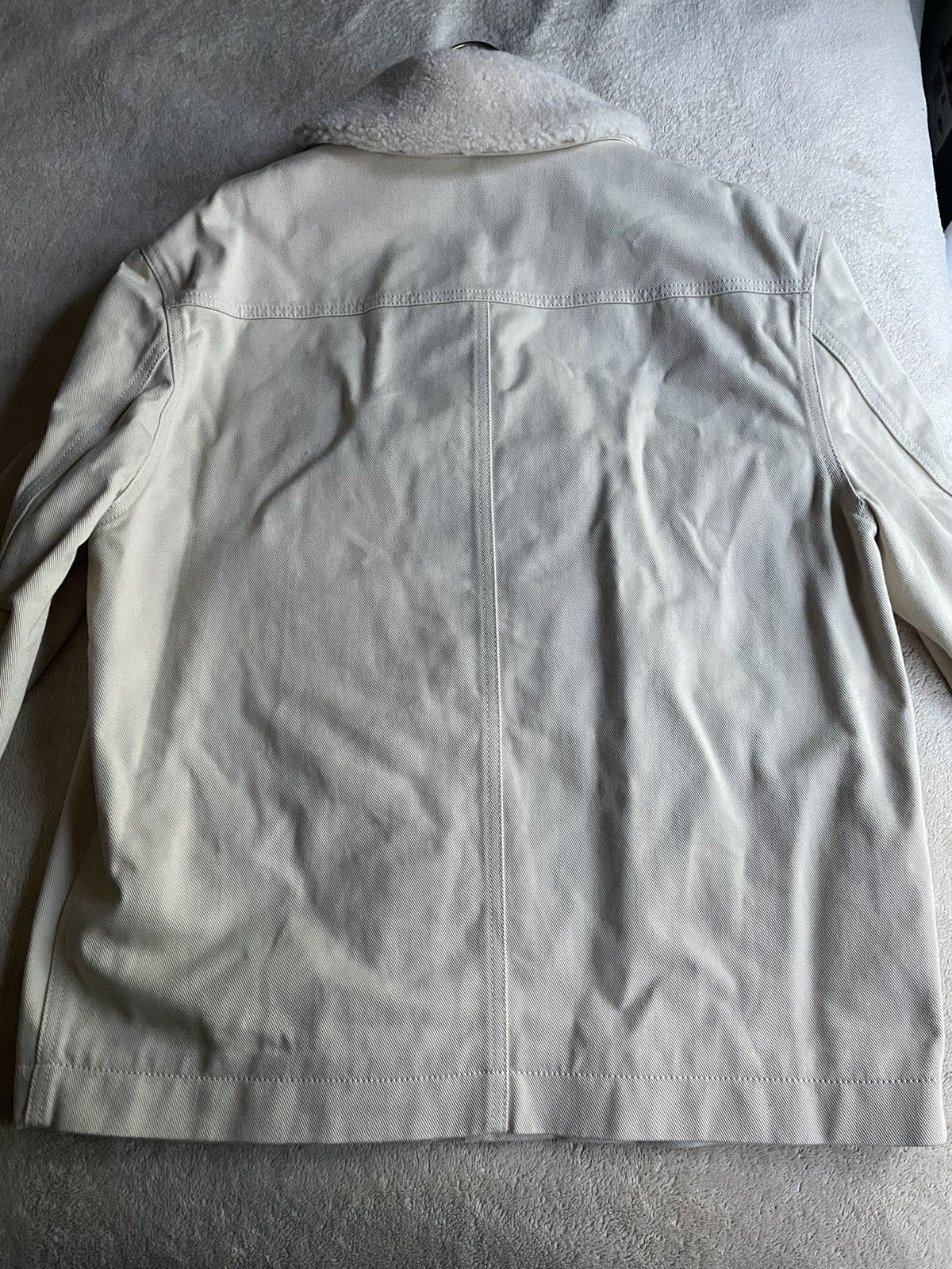 Louis Vuitton Louis Vuitton Beige Monogram Workwear Denim Jacket Size US M / EU 48-50 / 2 - 9 Thumbnail
