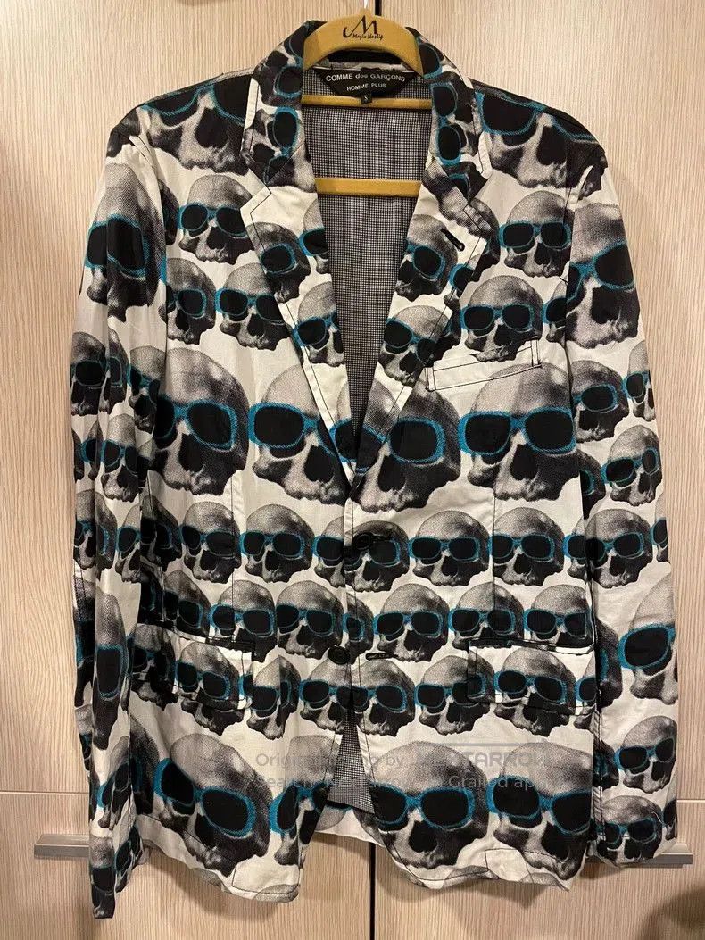Comme des Garcons Comme des Garcons Skull Pattern Blazer. Size US S / EU 44-46 / 1 - 1 Thumbnail