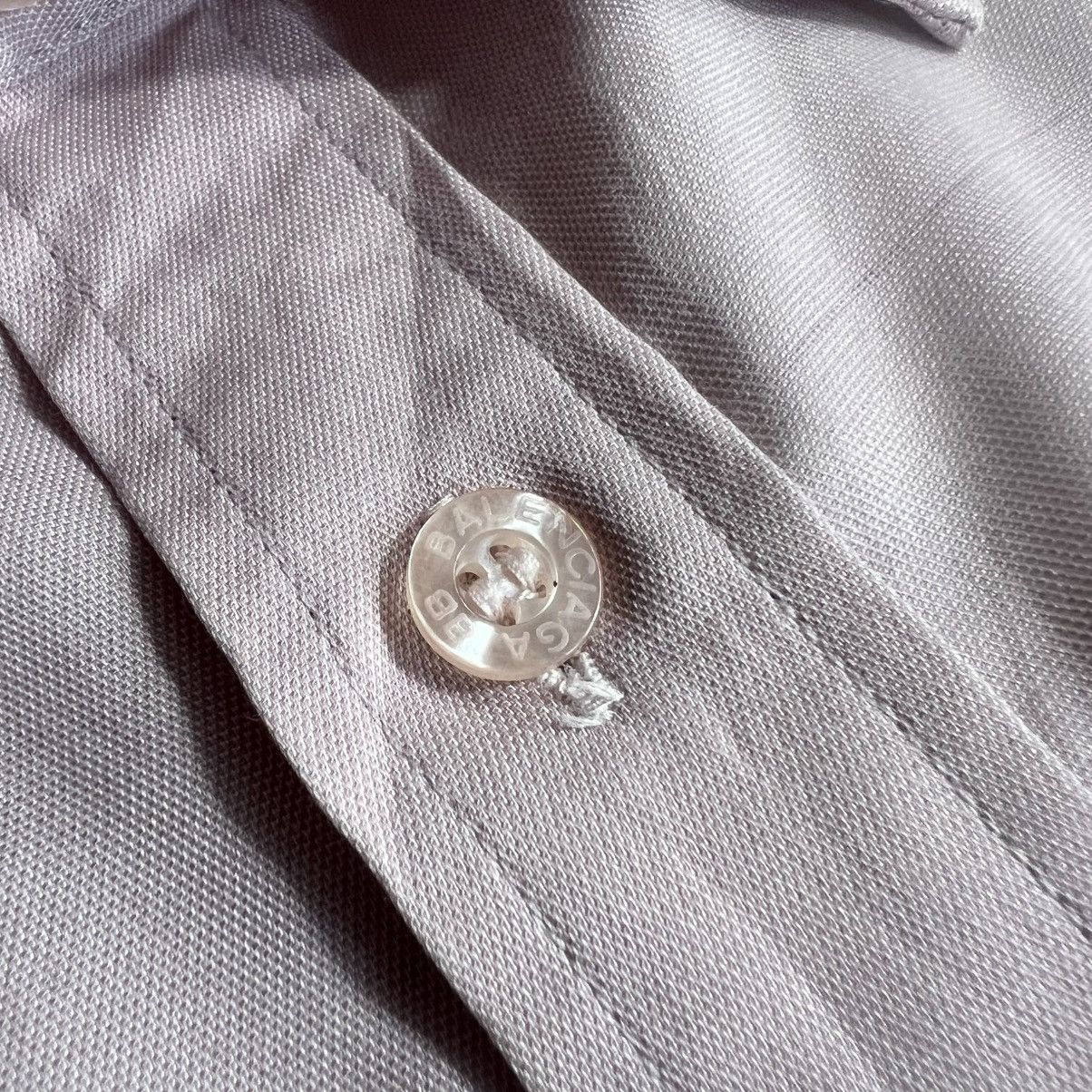 Balenciaga Vintage 90s Balenciaga Long Sleeve Button up Shirt Size US L / EU 52-54 / 3 - 5 Thumbnail