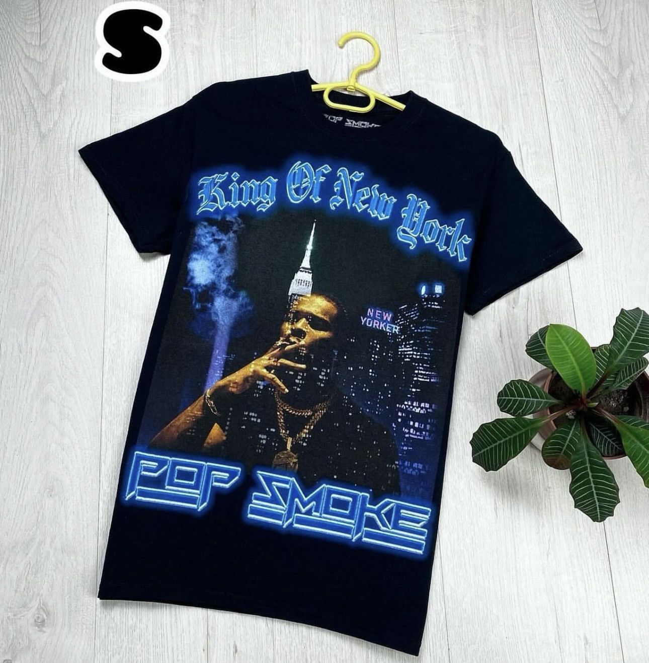 Other Vintage Pop Smoke King Of New York T-Shirt Tee Size S Size US S / EU 44-46 / 1 - 1 Thumbnail
