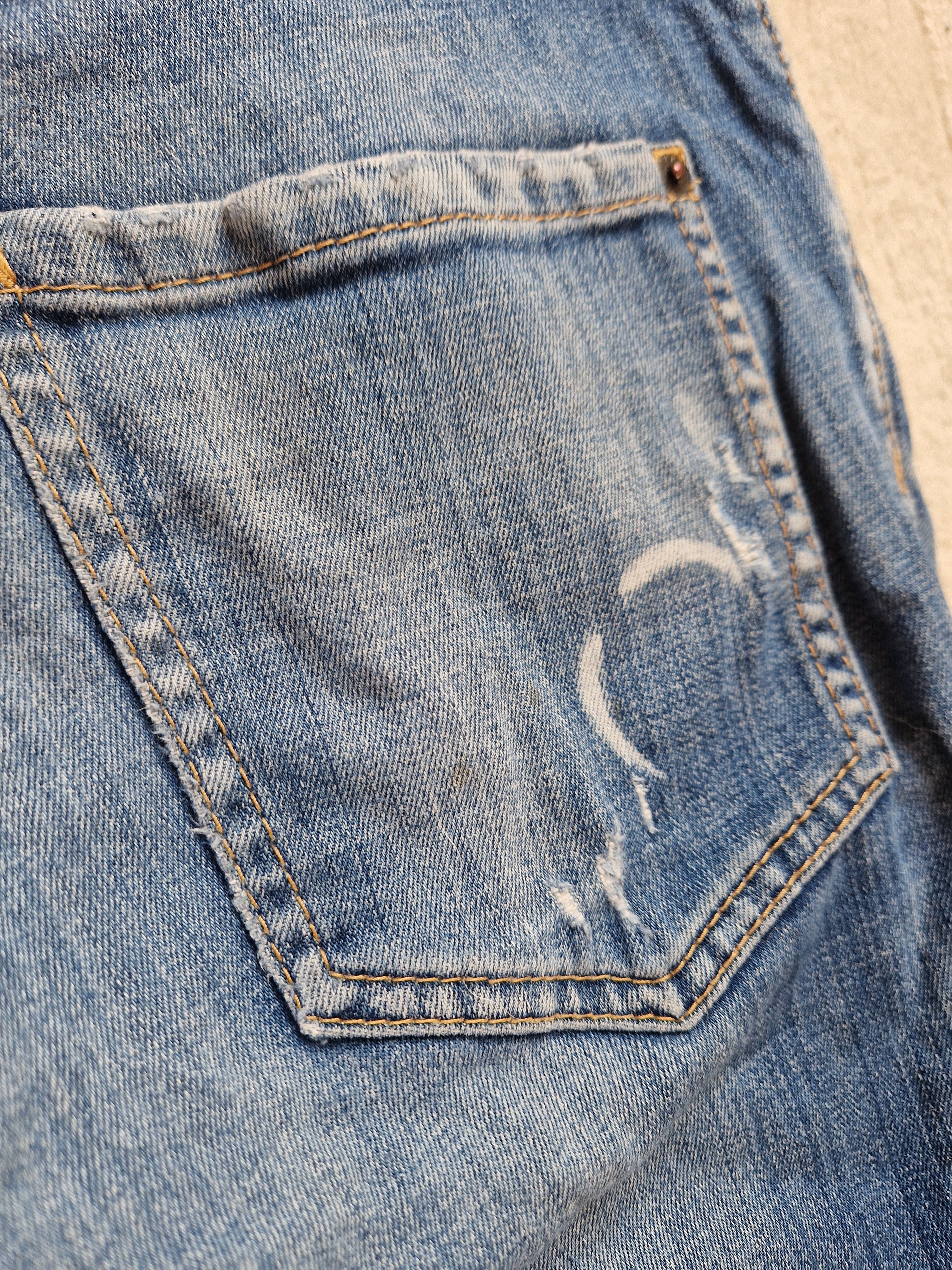 Dsquared2 Authentic DSQUARED2 ripped patch jeans denim distressed Size US 34 / EU 50 - 8 Thumbnail