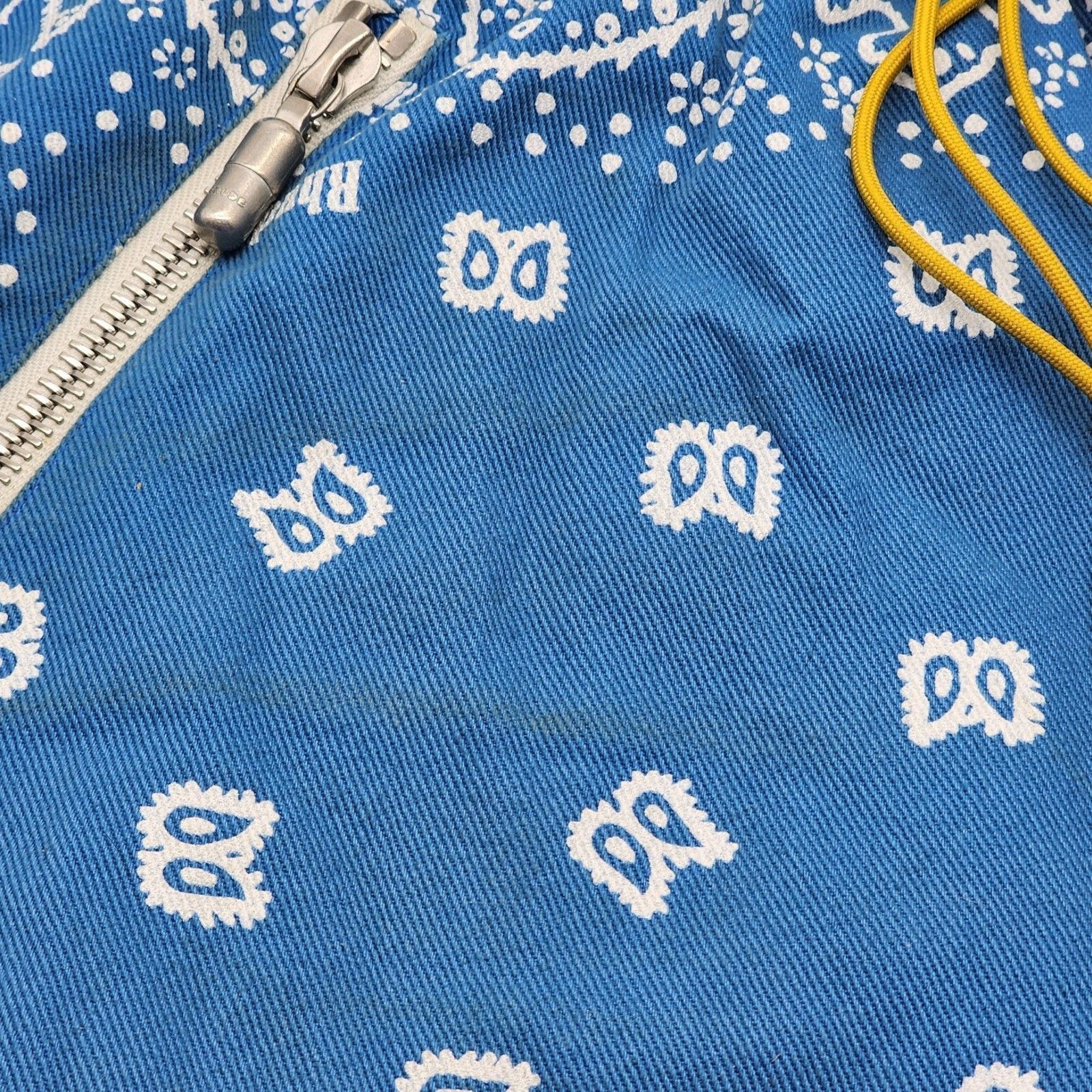 Rhude Bandana Print Drawstring Cotton Shorts Blue Size Large Size US 34 / EU 50 - 5 Thumbnail