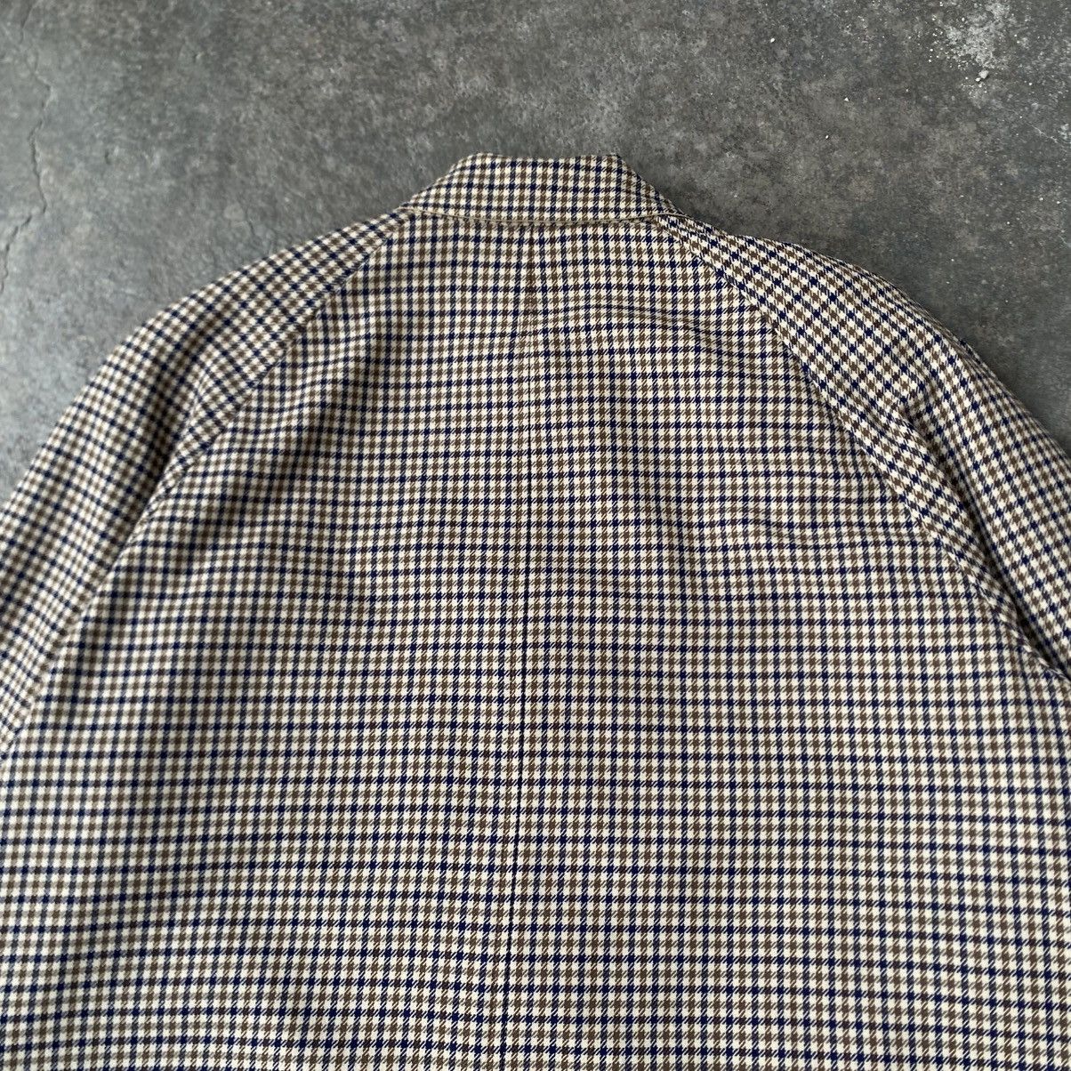Aquascutum Aquascutum Reversible Houndstooth Balmacaan & Beige Mac Coat Size XL / US 12-14 / IT 48-50 - 5 Thumbnail