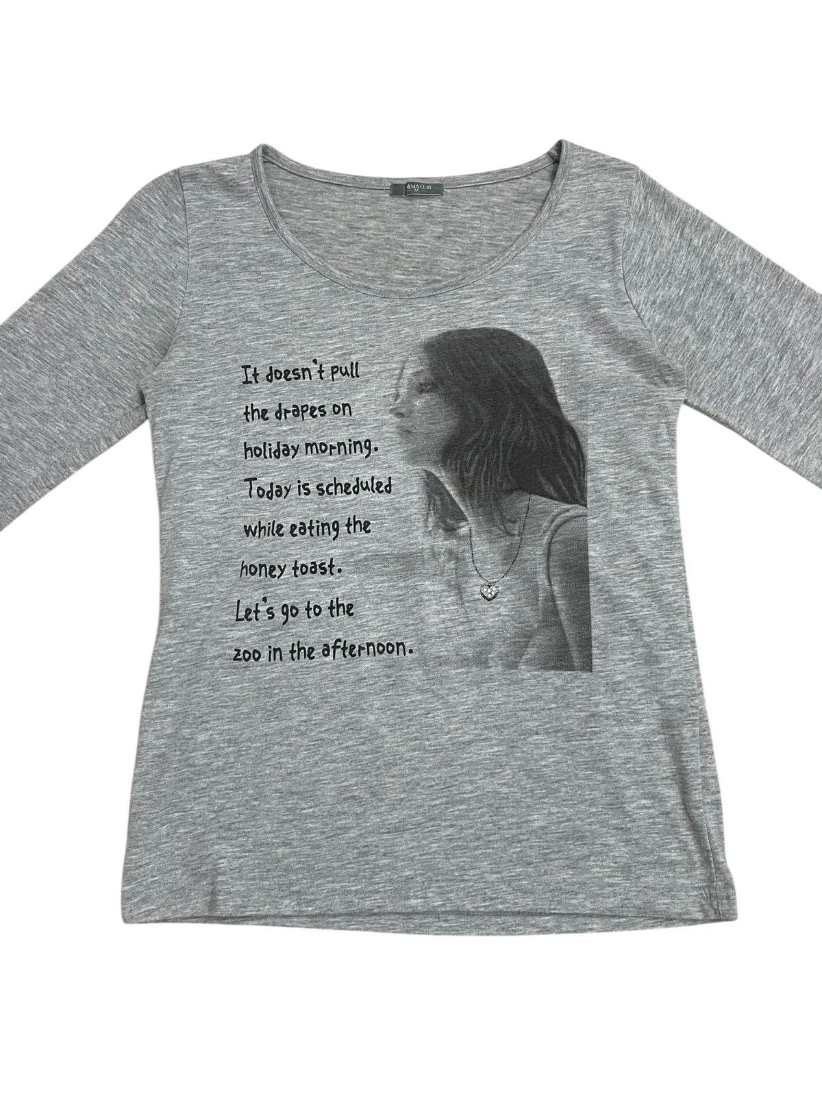 Hysteric Glamour × Japanese Brand Cinema Unisex Women Photo Glamour Wording Poem Size US XS / EU 42 / 0 - 1 Thumbnail