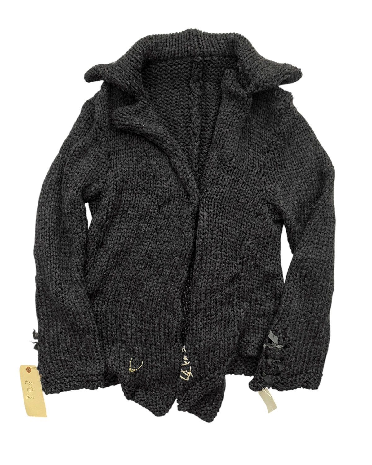 Greg Lauren 2012 OG “The Chunky Loner” Knitter Jacket (Cashmere Alpaca) Size US XS / EU 42 / 0 - 1 Thumbnail