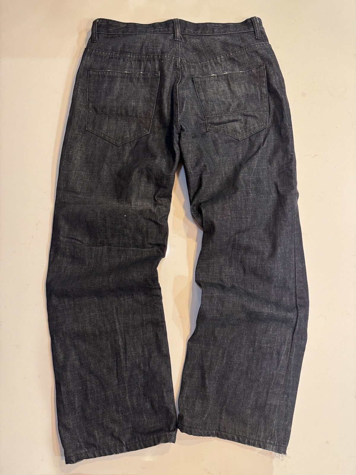Old Navy Old navy flannel lined navy baggy denim Size US 32 / EU 48 - 4 Thumbnail