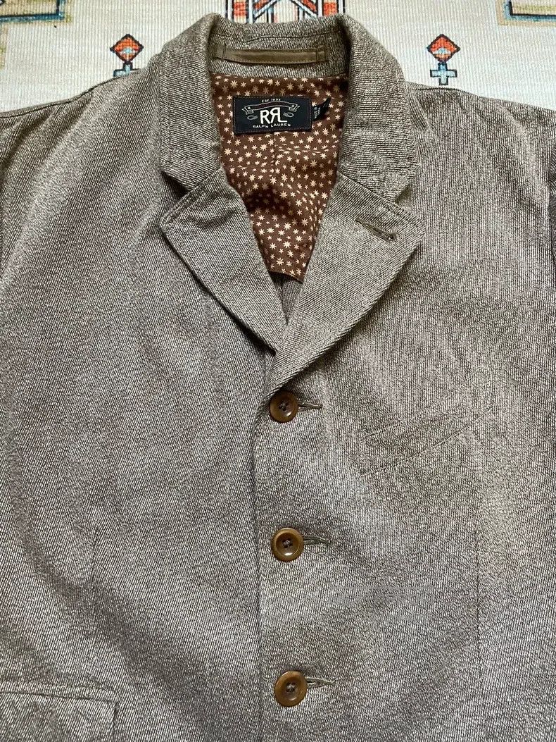 RRL Ralph Lauren RRL Ralph Lauren Vintage pepper salt suit, workwear suit, Size 44S - 4 Thumbnail