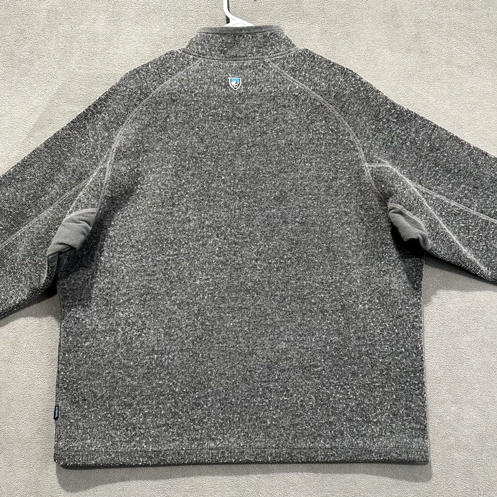 Vintage Kuhl Thermokore Sweater Mens XL Gray Wool Blend 1/4 Zip Pullover Outdoor GUC Size US XL / EU 56 / 4 - 2 Thumbnail