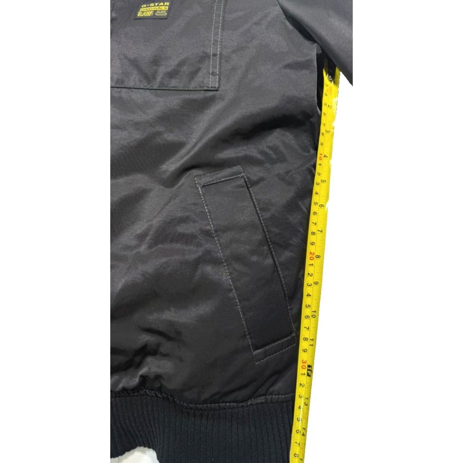 G-Star G-Star Raw Hooded Bomber Jacket Men Black Large Padded Winter Coat Size L Size US L / EU 52-54 / 3 - 7 Thumbnail