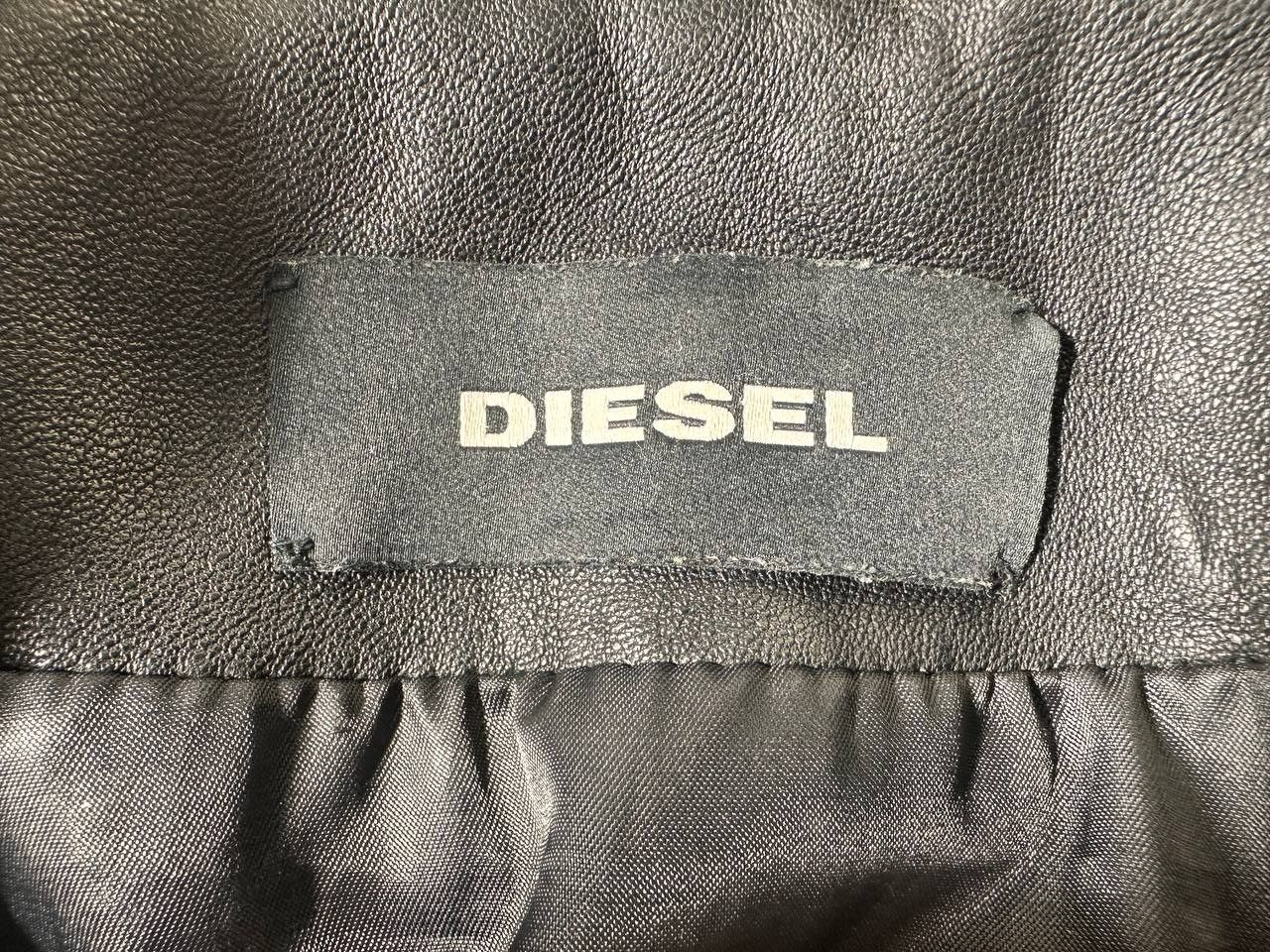 Diesel Diesel Leather L-Sinya-A Biker Jacket with Studs, size L Size L / US 10 / IT 46 - 14 Thumbnail