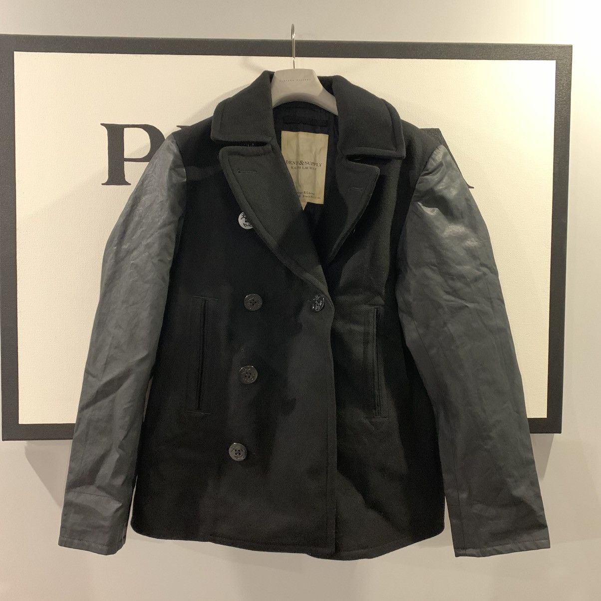 Polo Ralph Lauren Denim & Supply Ralph Lauren Jacket M Coat Wool Nylon Black Size US M / EU 48-50 / 2 - 3 Thumbnail