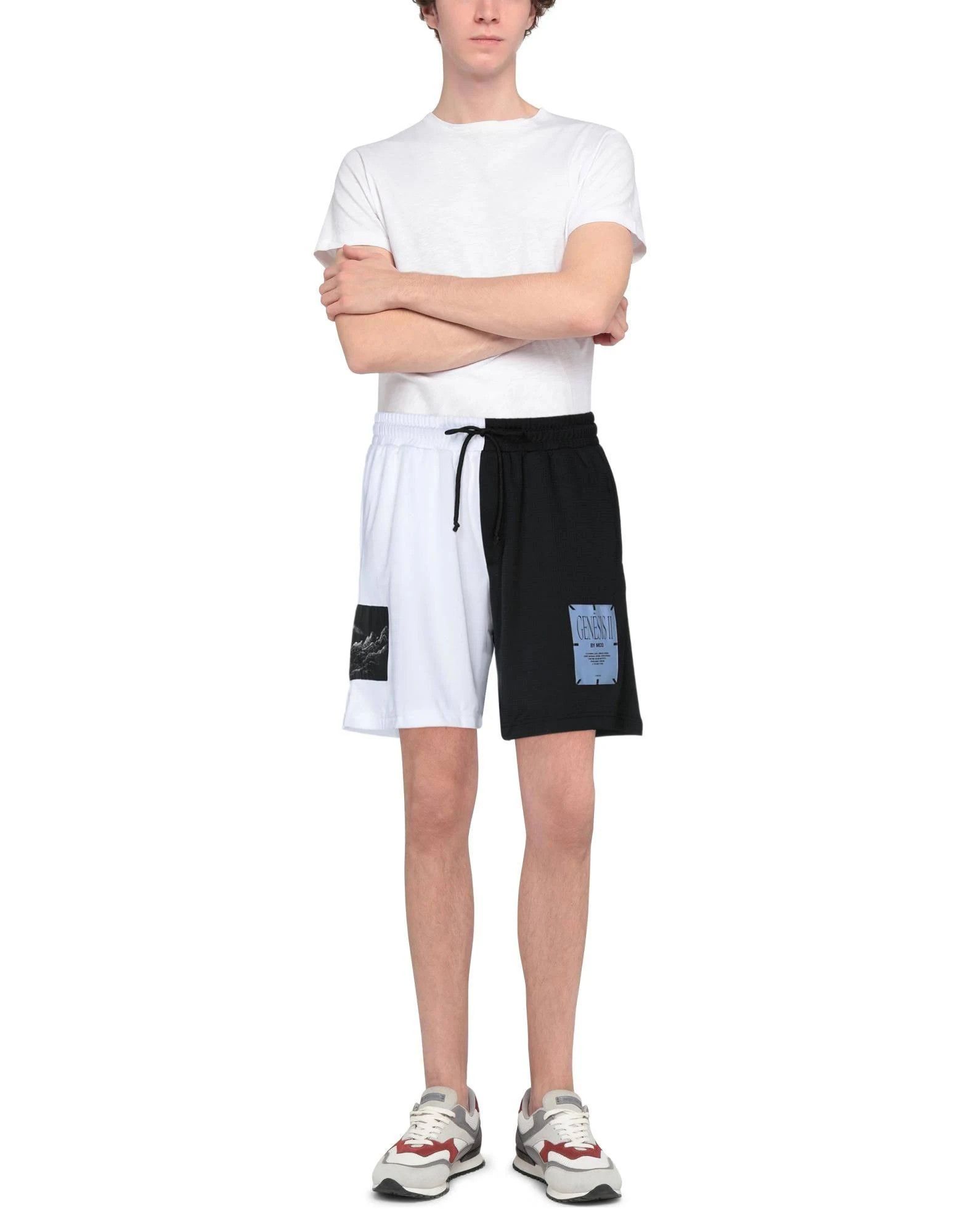 MCQ o1mle0424 Bermuda Shorts in Black/White Size US 30 / EU 46 - 2 Thumbnail
