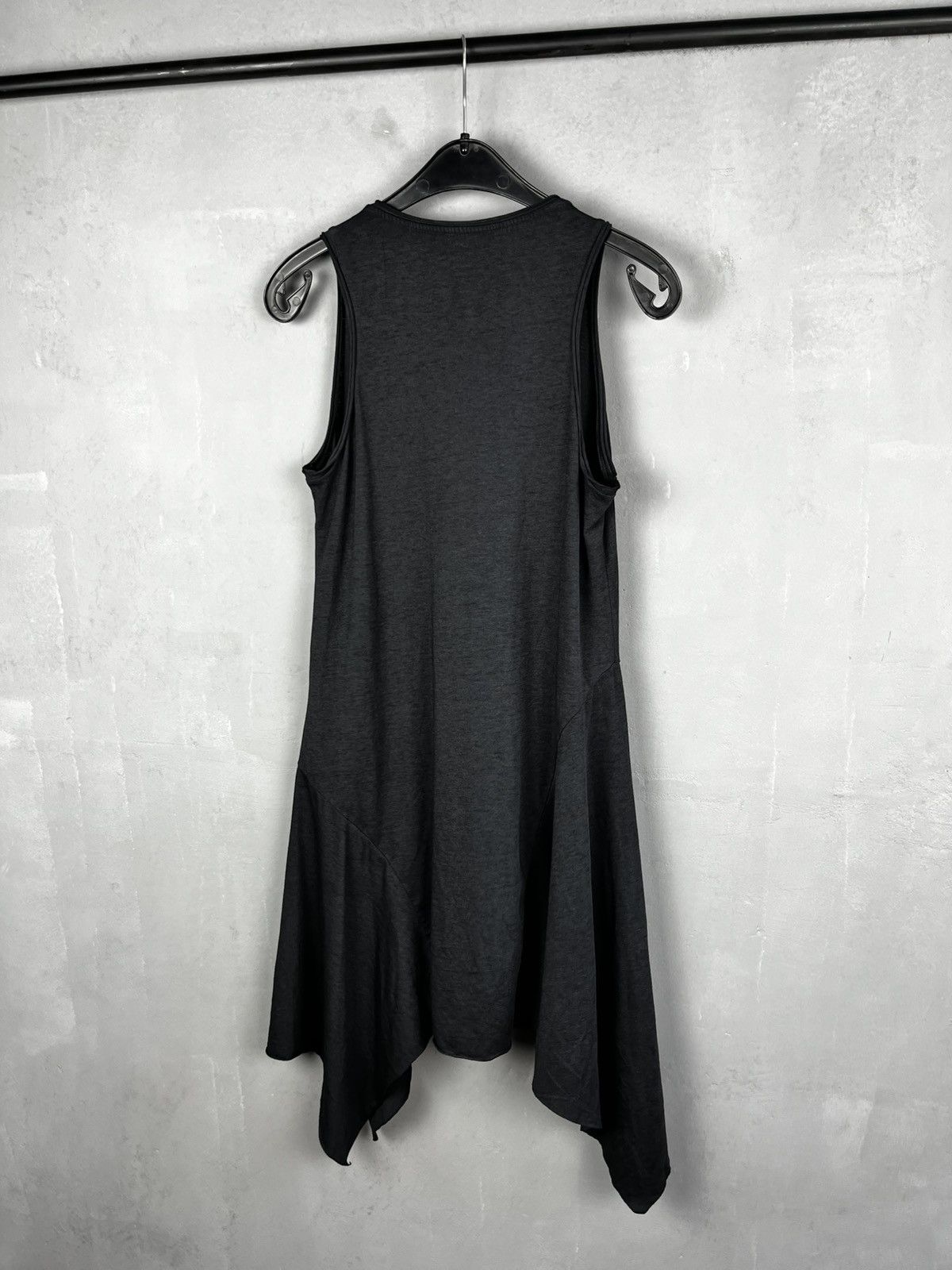Allsaints AllSaints Tany Loire Asymmetric Dress Washed Black Size M / US 6-8 / IT 42-44 - 14 Thumbnail