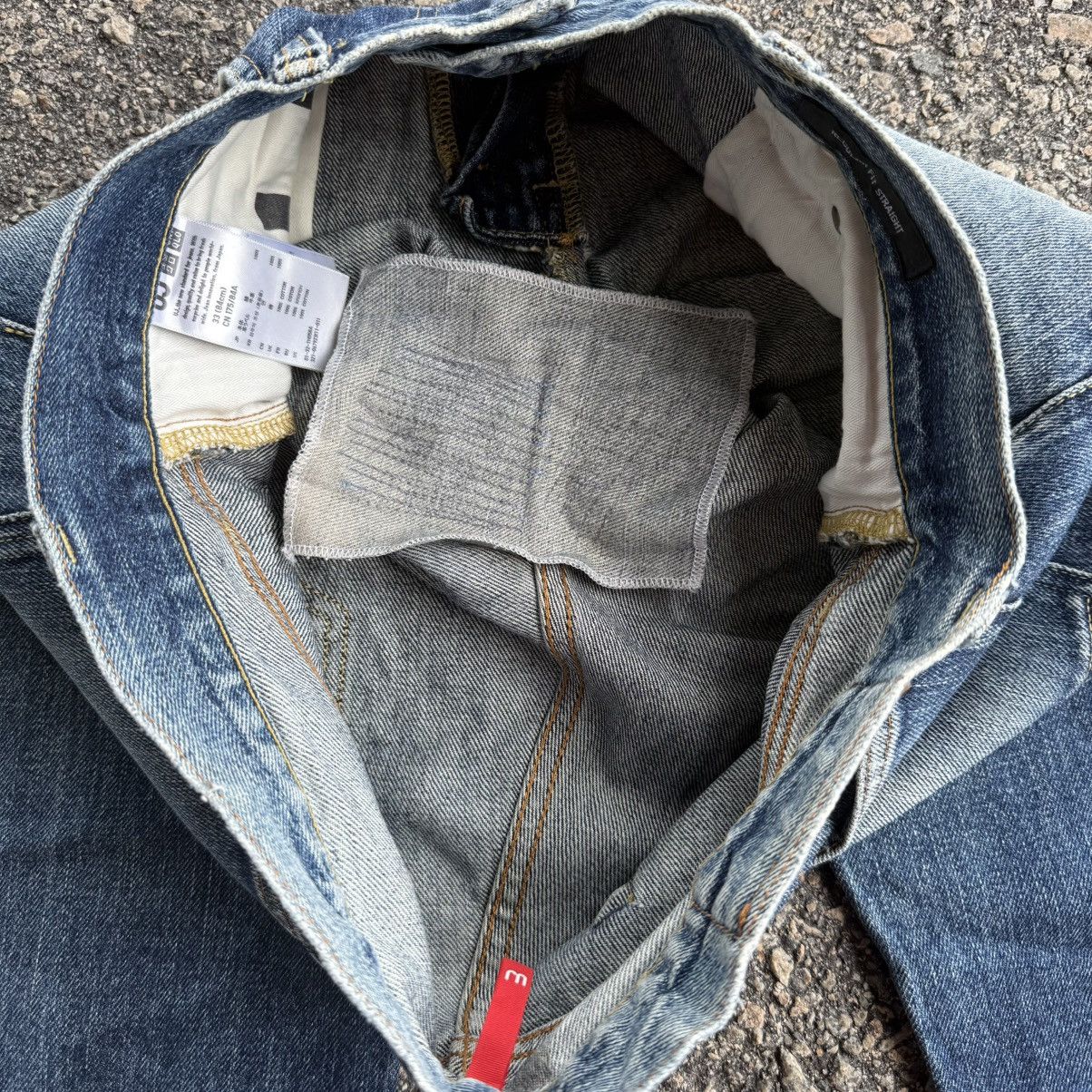 Japanese Brand VINTAGE S002 JAPANESE MUD WASHED JEAN DENIM PANTS Size US 33 - 11 Thumbnail