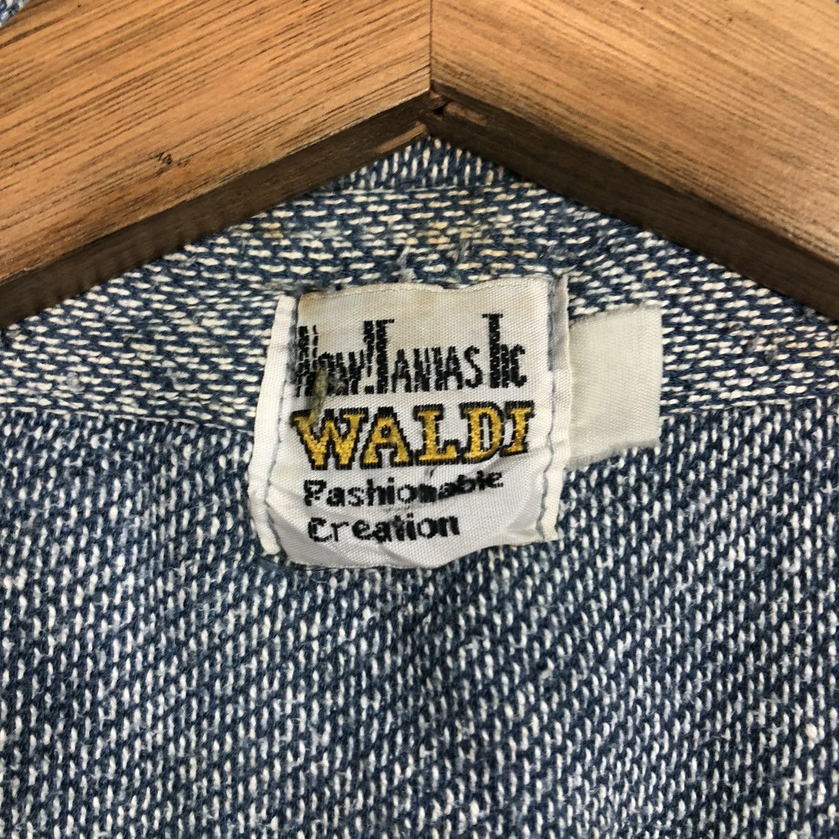 Vintage 🔥VINTAGE CHORE INDIGO BUTTON JACKET WALDI ISSEY MIYAKE Size US L / EU 52-54 / 3 - 19 Thumbnail